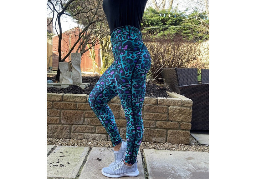 Jaded Jaguar leggings with pockets