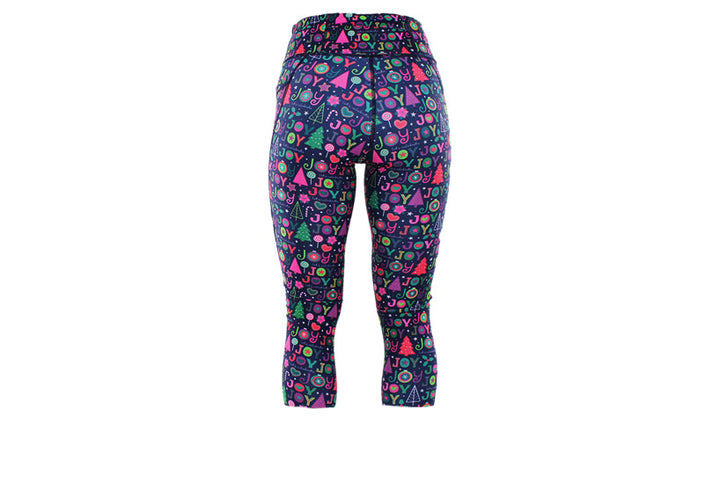 PRE ORDER Capri Jingle Joy Leggings with pockets