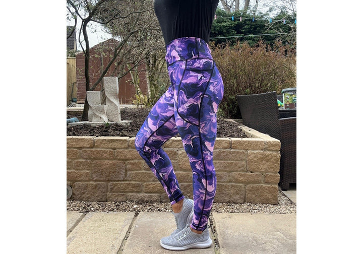Lavender Haze leggings with pockets