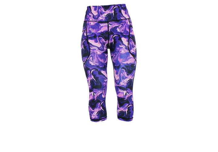 Capri Lavender Haze Leggings with pockets