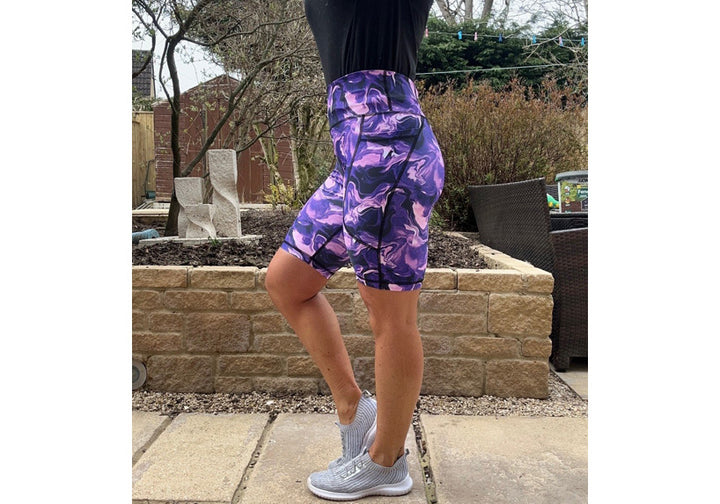Lavender Haze Long Shorts with pockets