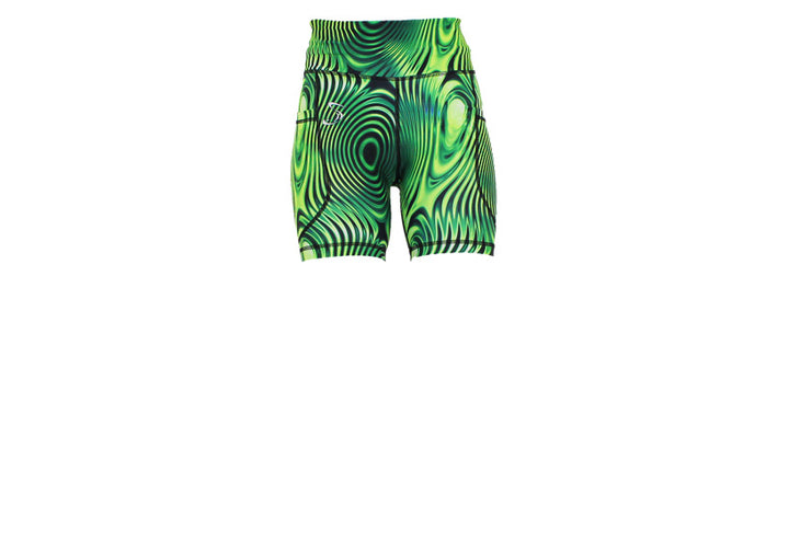 PRE ORDER Lime Ripple Mid Shorts with pockets