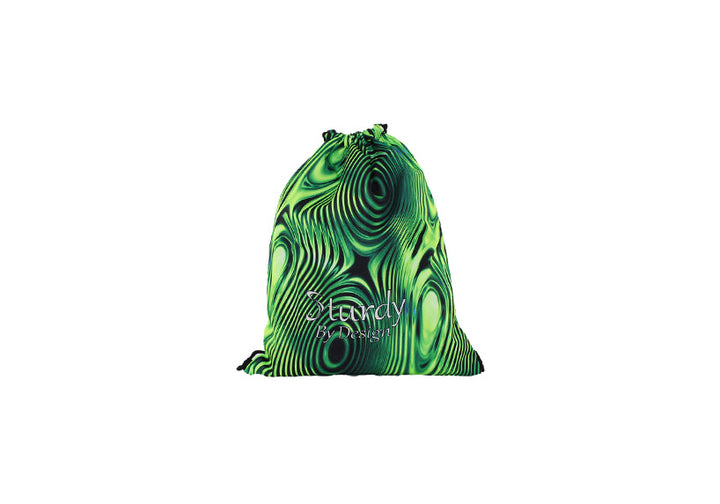 PRE ORDER Lime Ripple Drawstring Bag