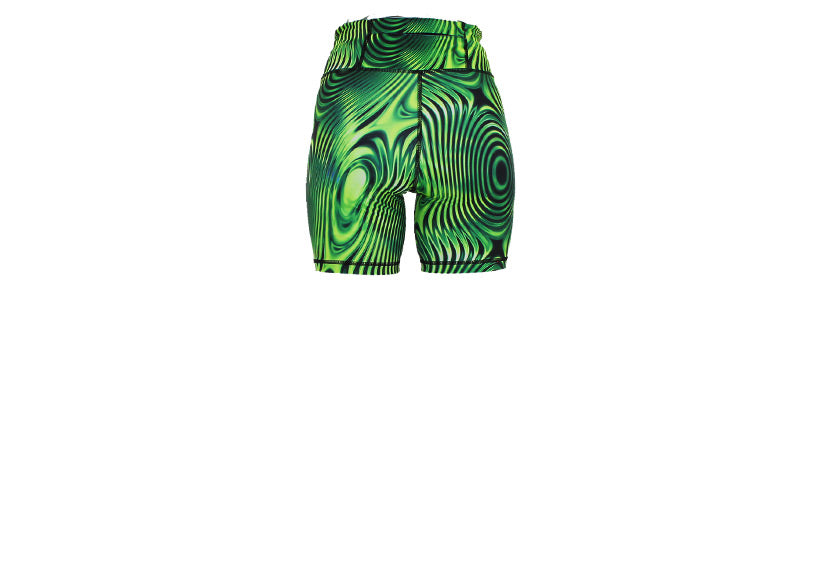 PRE ORDER Lime Ripple Mid Shorts with pockets