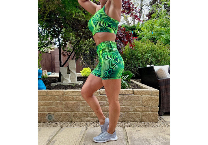 PRE ORDER Lime Ripple Short Shorts