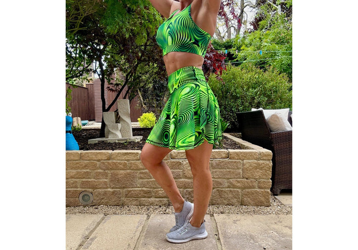 PRE ORDER Lime Ripple Skort