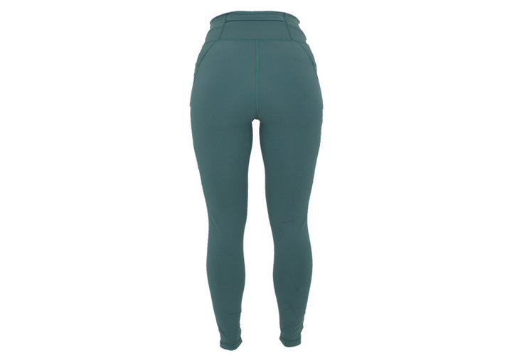 Lincoln Green Premium Sports Leggings with Pockets