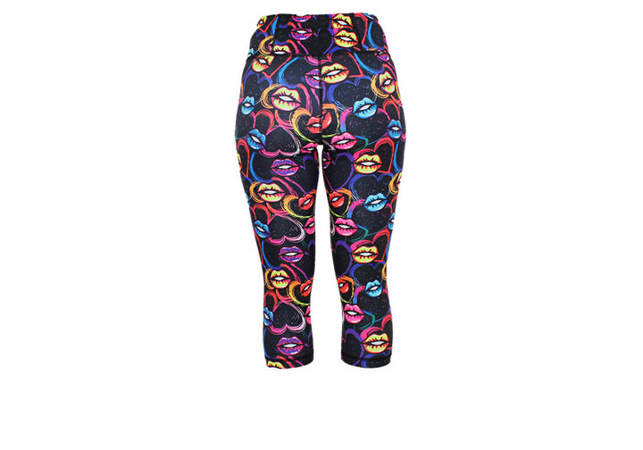 Capri Lip Sync Leggings with pockets