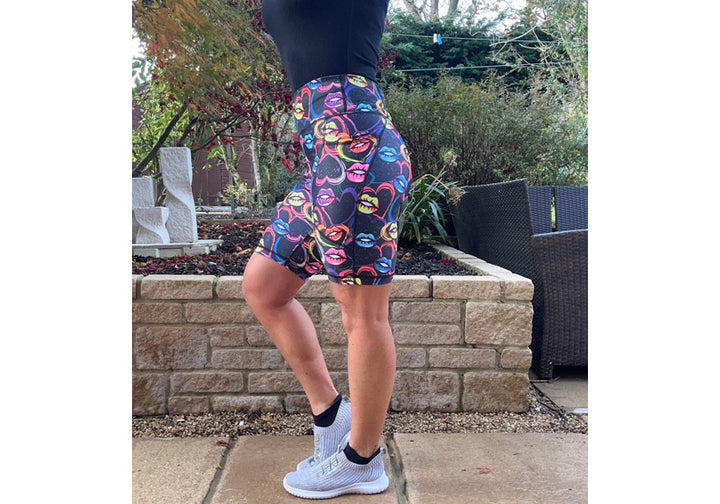 Lip Sync Long Shorts with pockets