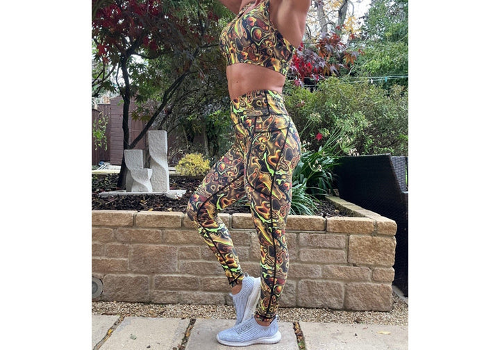 PRE ORDER Liquid Gold leggings with pockets