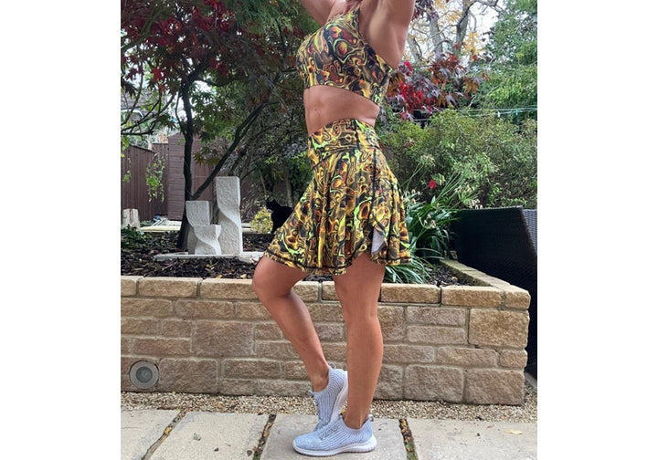 PRE ORDER Liquid Gold Skort