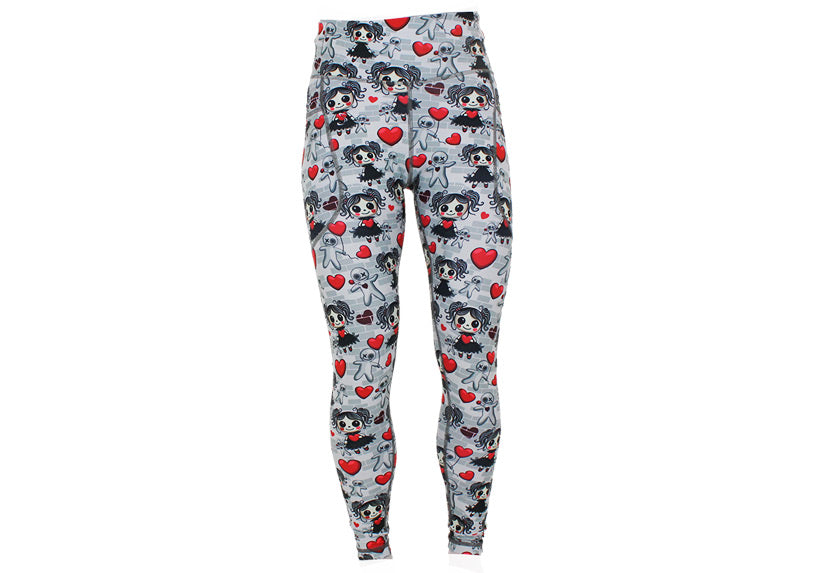 PRE ORDER Winter Little Miss Voodoo Leggings with Pockets