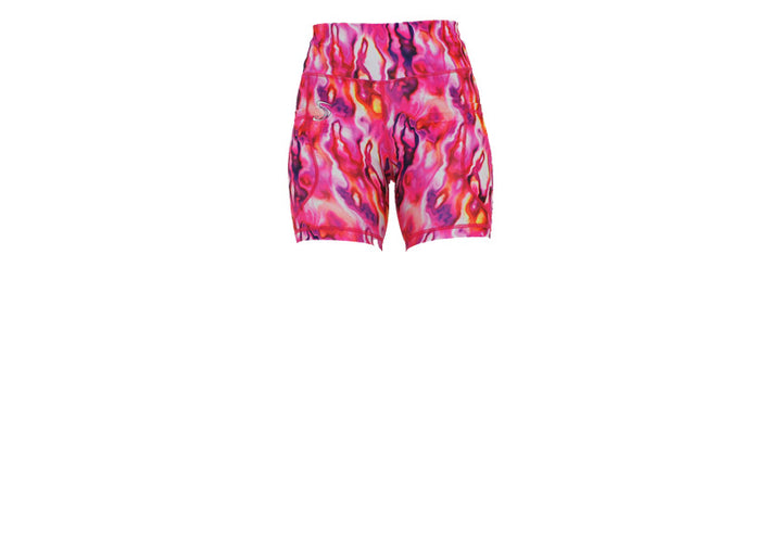 Marbled Candyfloss Mid Shorts with pockets