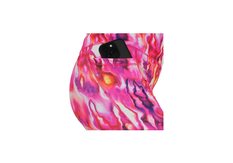 Marbled Candyfloss leggings with pockets