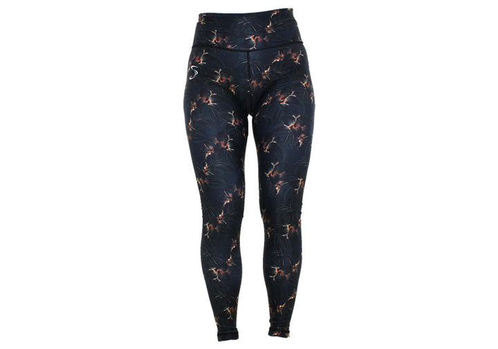 Midnight Blooms leggings with pockets