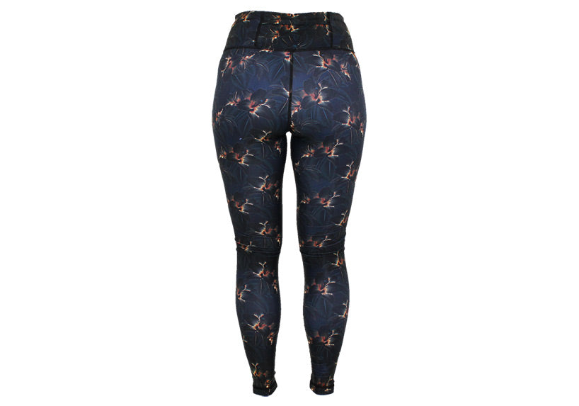 Midnight Blooms leggings with pockets