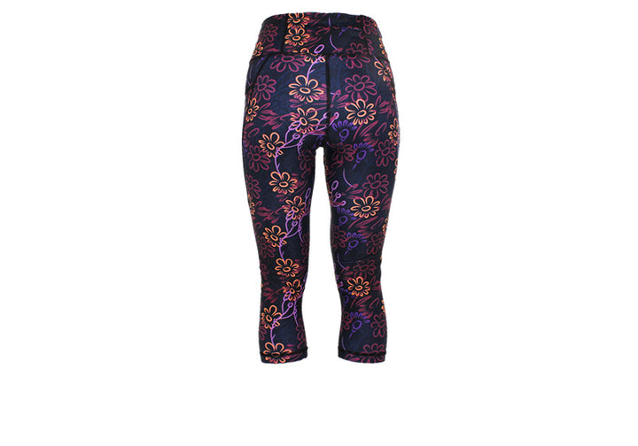 PRE ORDER Capri Midnight Meadow Leggings with pockets