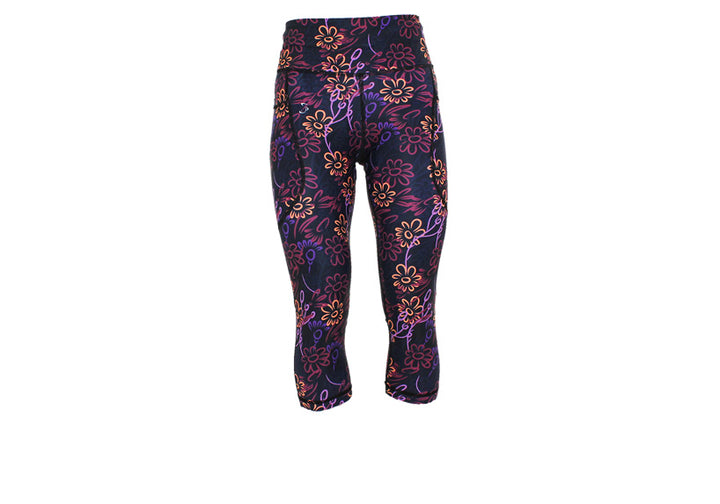 PRE ORDER Capri Midnight Meadow Leggings with pockets
