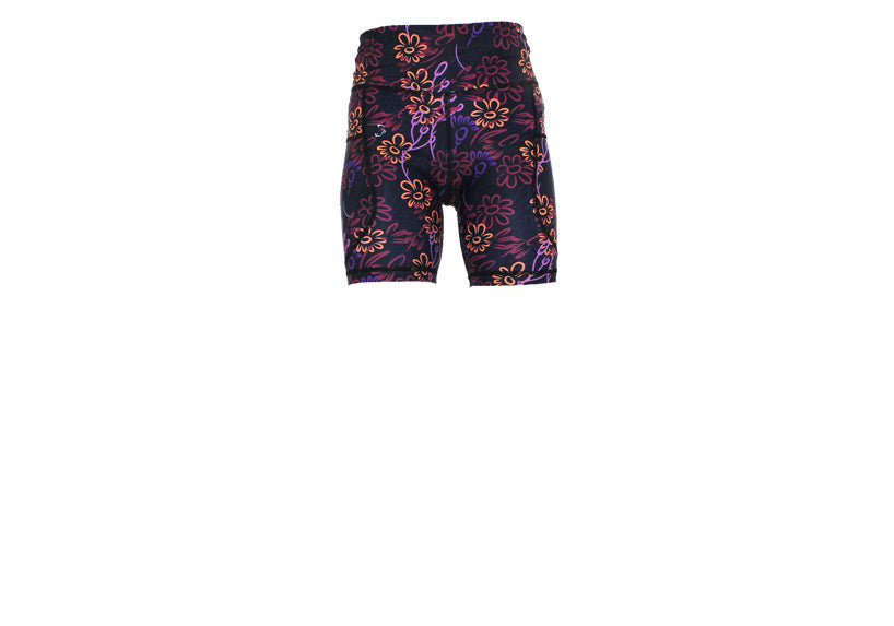 PRE ORDER Midnight Meadow Mid Shorts with pockets