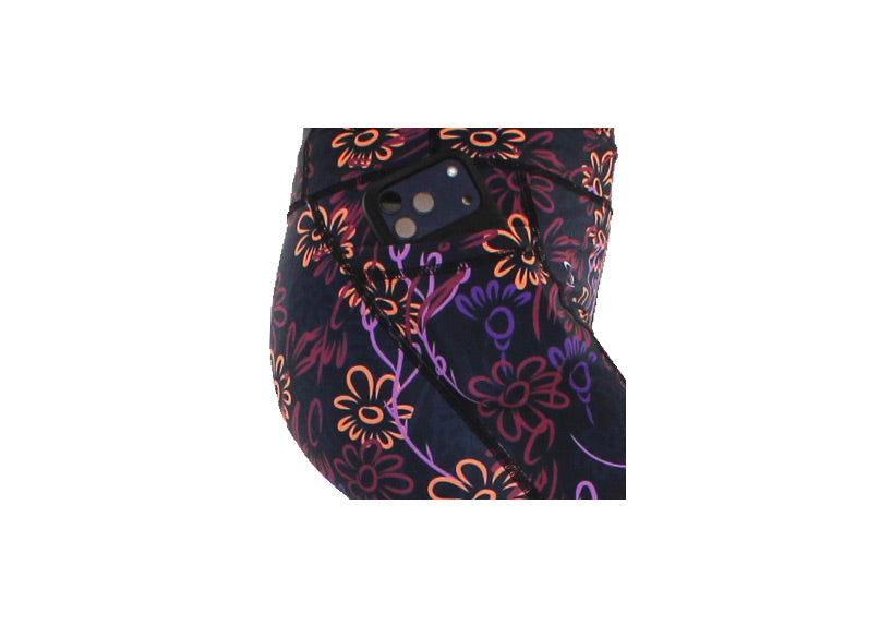 PRE ORDER Capri Midnight Meadow Leggings with pockets