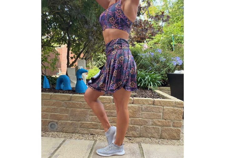 PRE ORDER Midnight Meadow Skort
