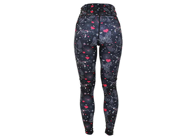 PRE ORDER Winter Midnight Moth Leggings with Pockets