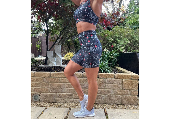 PRE ORDER Midnight Moth Mid Shorts with pockets