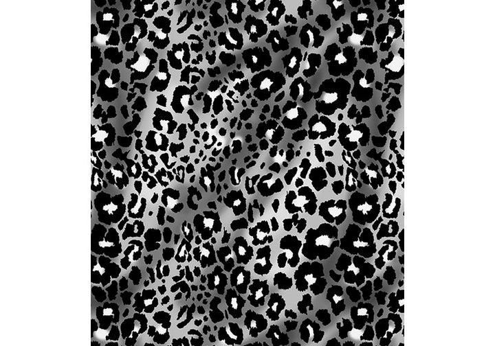 Mirrored Leopard Mid Shorts with pockets