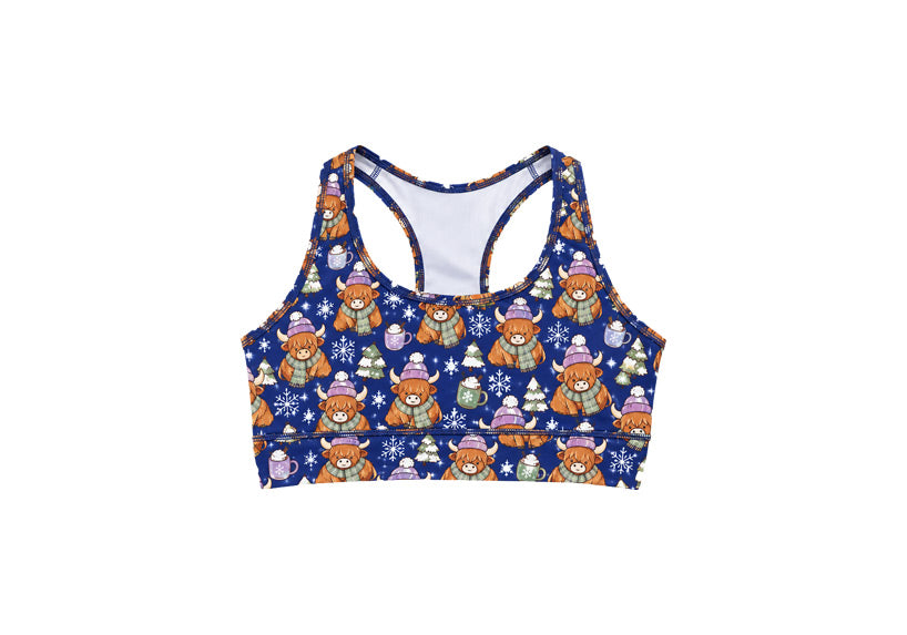 PRE ORDER Mooey Christmas Sports Bra