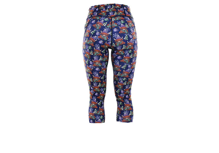 PRE ORDER Capri Mooey Christmas Leggings with pockets