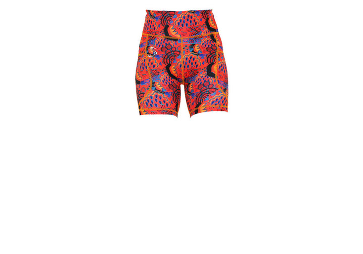 Naranja Mid Shorts with pockets
