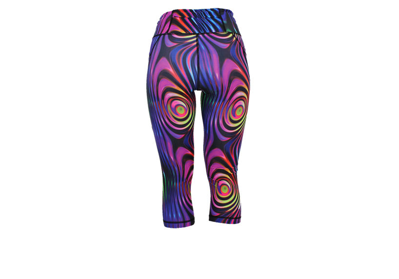 Capri Neon Glass Leggings with pockets