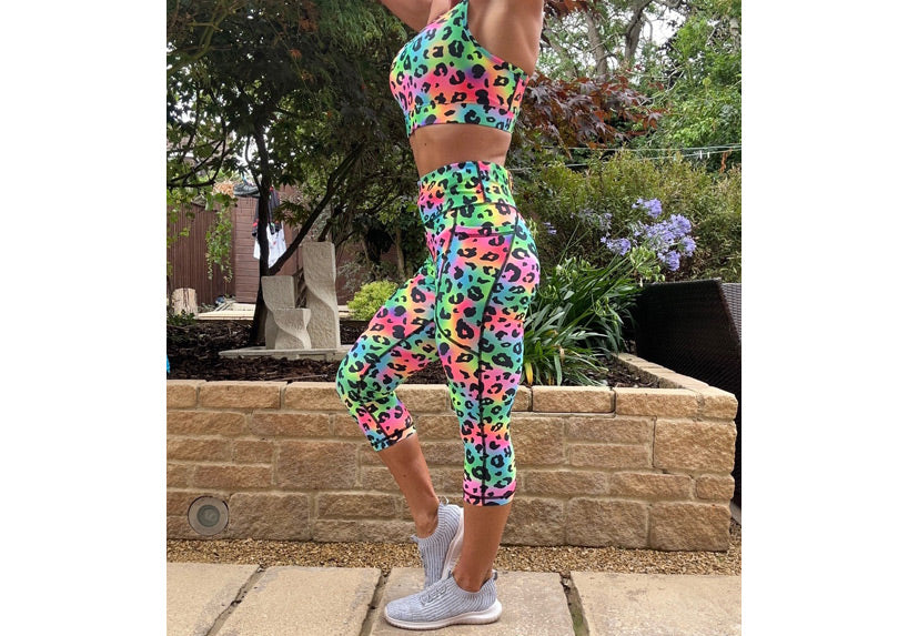 Capri Neon Nala Leggings with pockets