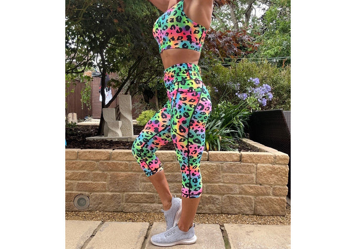 Capri Neon Nala Leggings with pockets