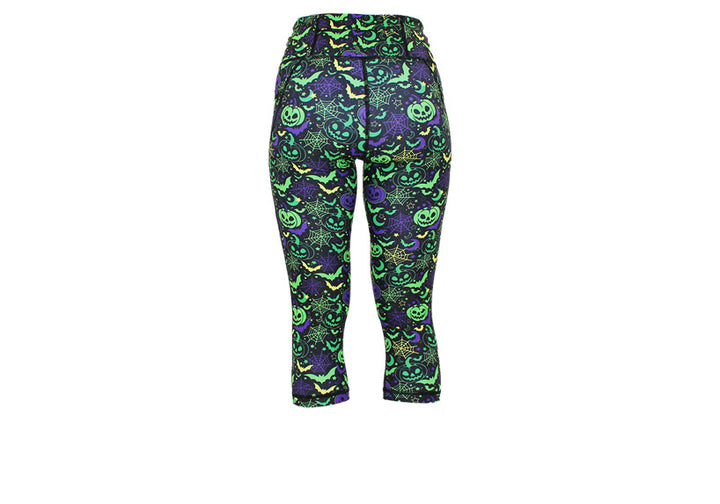 PRE ORDER Capri Neon Nightmare Leggings with pockets