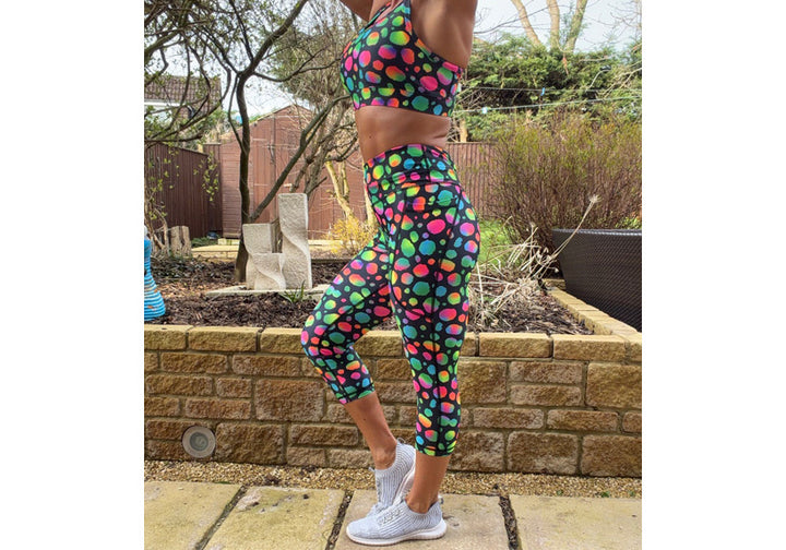 PRE ORDER Capri Neon Nova Leggings with pockets