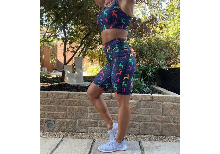 PRE ORDER Neon Prancers Long Shorts with pockets