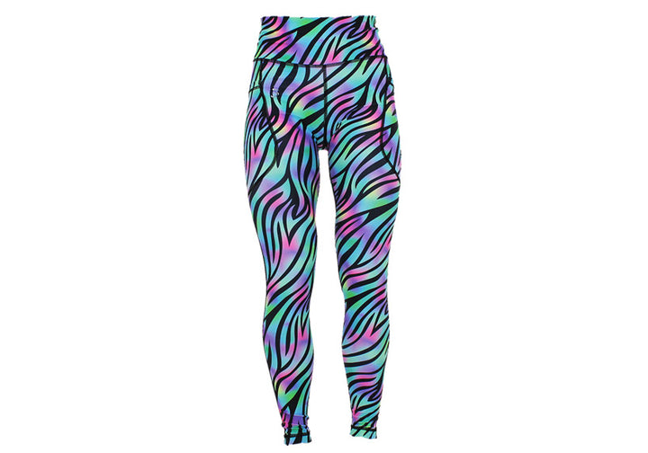 Neon Rave leggings with pockets
