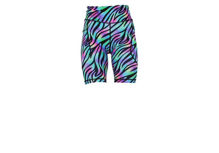 Neon Rave Long Shorts with pockets
