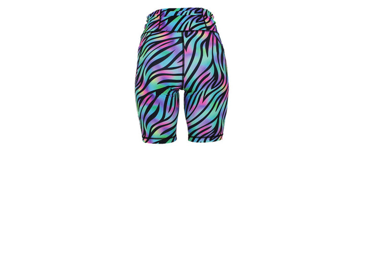 Neon Rave Long Shorts with pockets