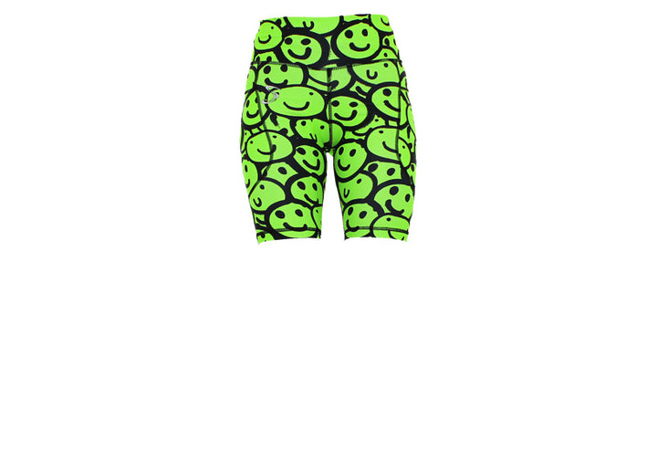 Neon Smiles Long Shorts with pockets