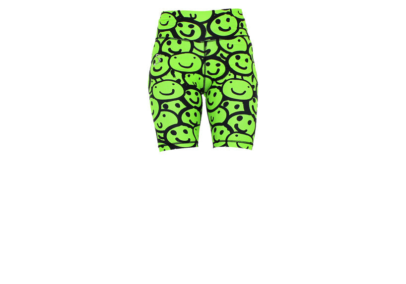 Neon Smiles Long Shorts with pockets
