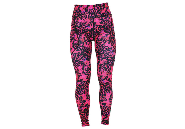 Noir Bloom leggings with pockets