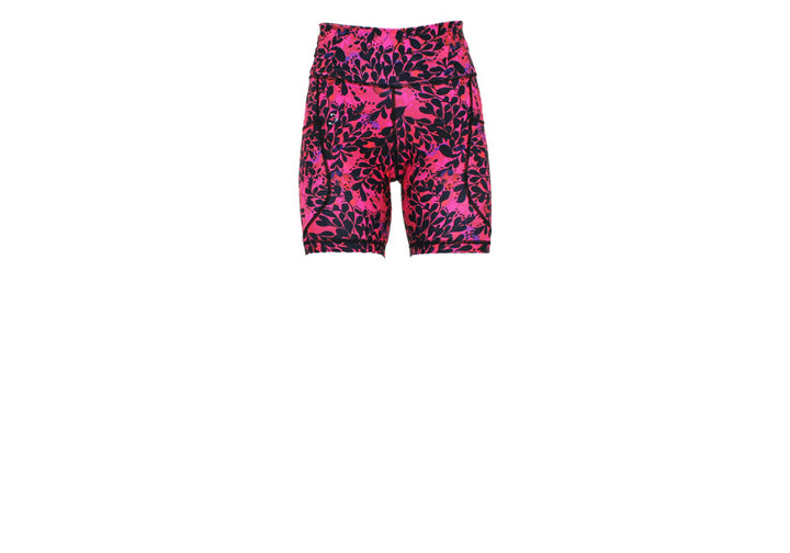 Noir Bloom Mid Shorts with pockets
