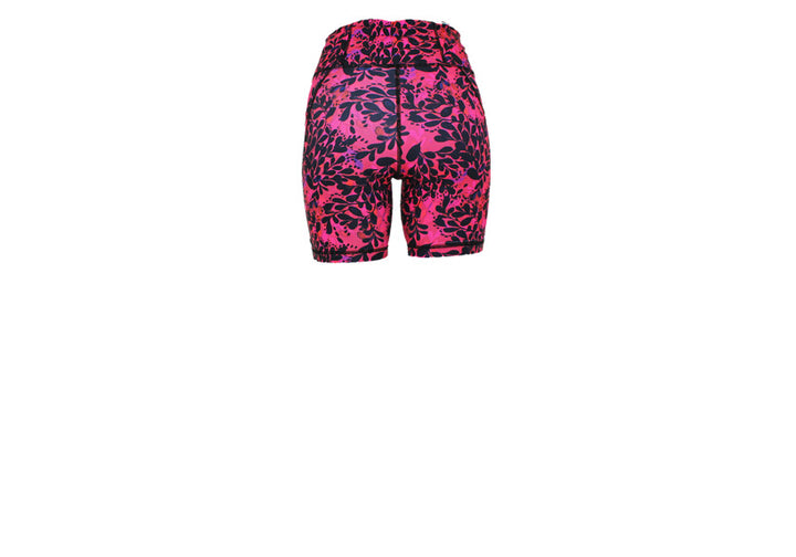 Noir Bloom Mid Shorts with pockets