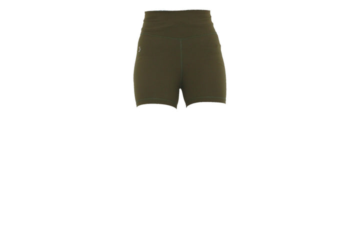 Olive Premium Short Shorts with Pockets