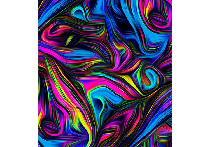 Paintswirls leggings with pockets