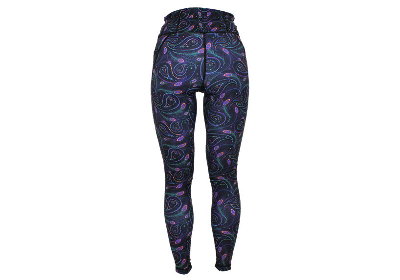 PRE ORDER Paisley Peacock leggings with pockets