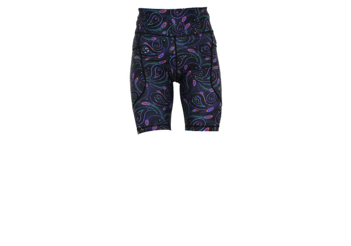 PRE ORDER Paisley Peacock Long Shorts with pockets