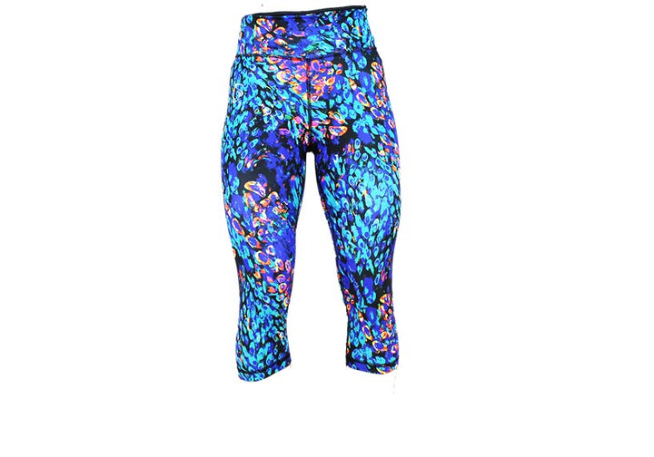 Capri Peacock Leggings with pockets